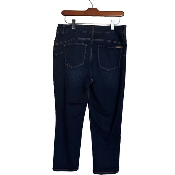 Chico's Dark Denim the So‎ Lifting Crop Jeans  - Size 1 Medium - Picture 9 of 12